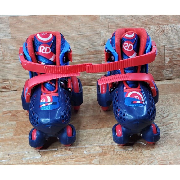 Roller Derby Sport Kids Roller Skates Blue White Red Size 11-2 - Picture 2 of 6